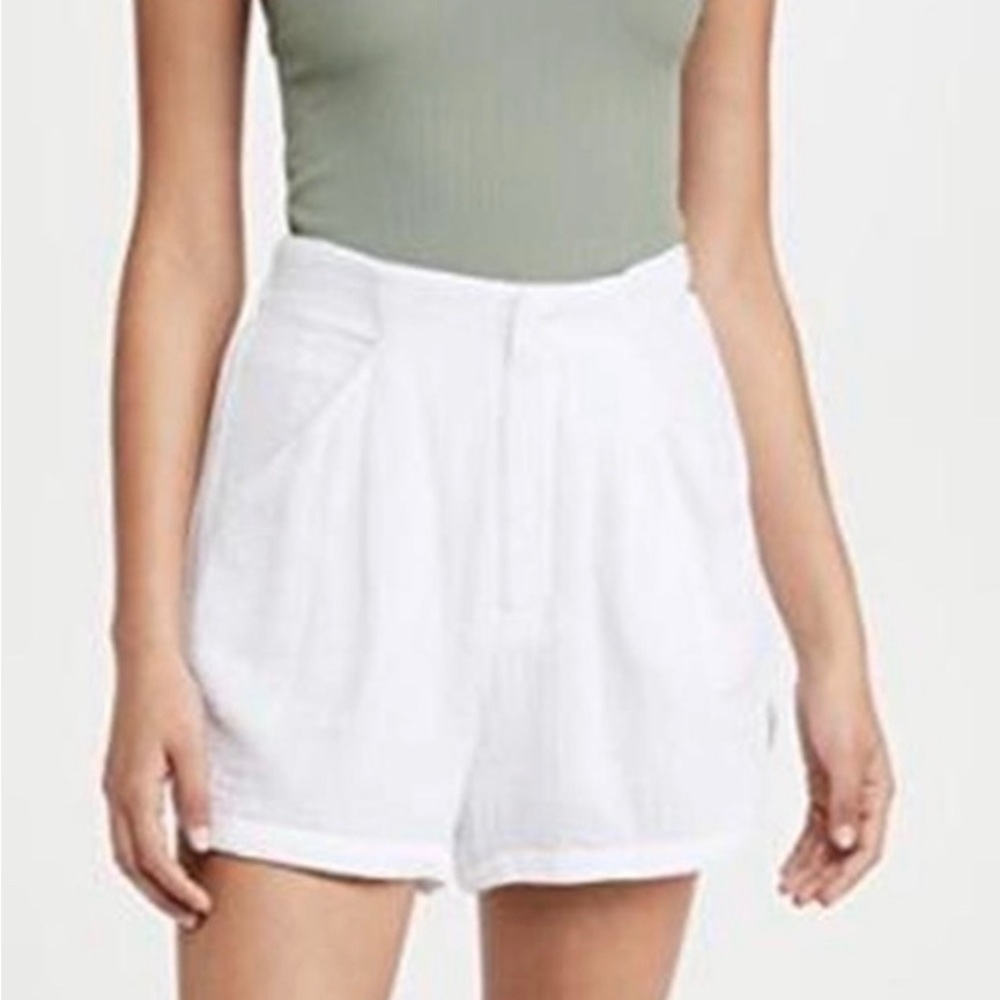 Z SUUPPLY  GAUZE HIGH WAISTED SHORT